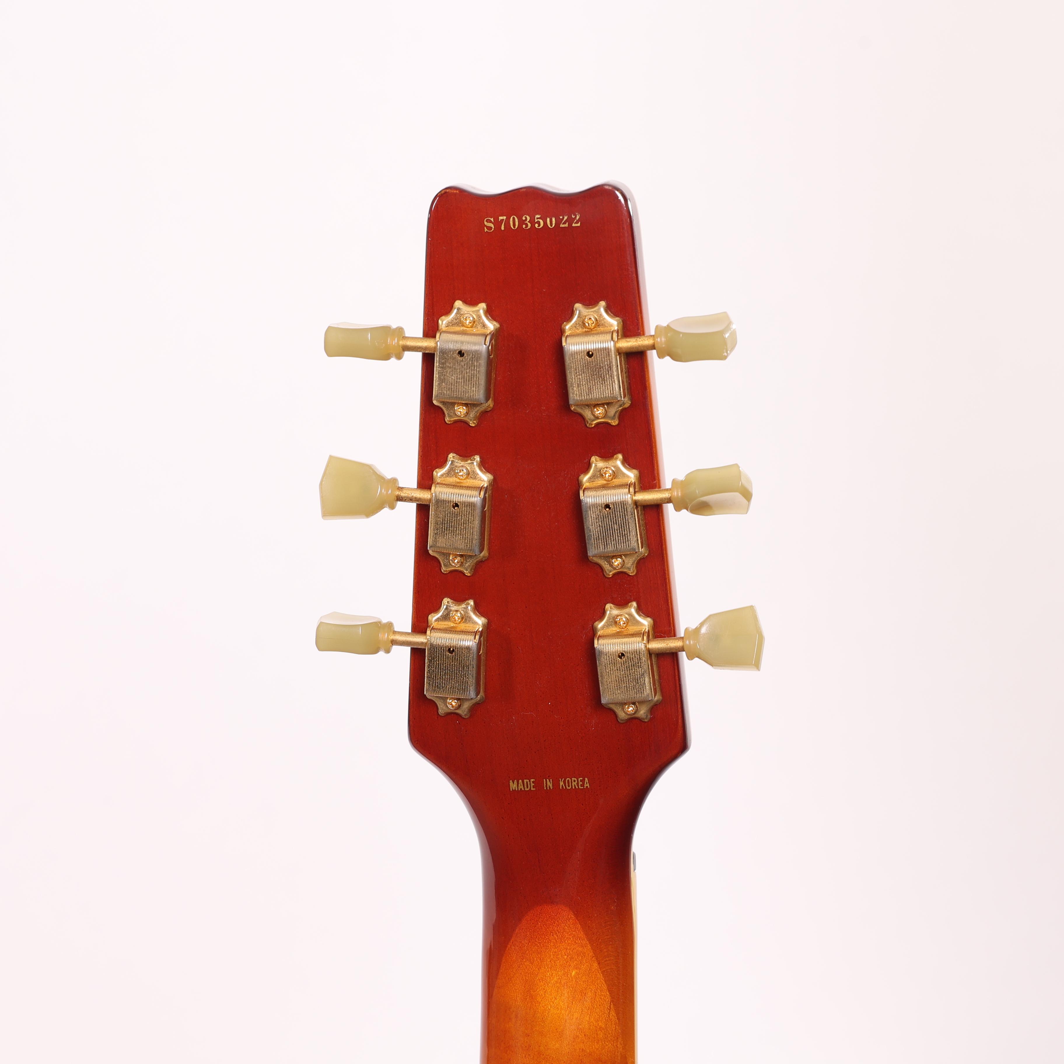 Second Hand Vantage 635TG Semi-Acoustic Guitar in Antique Violin